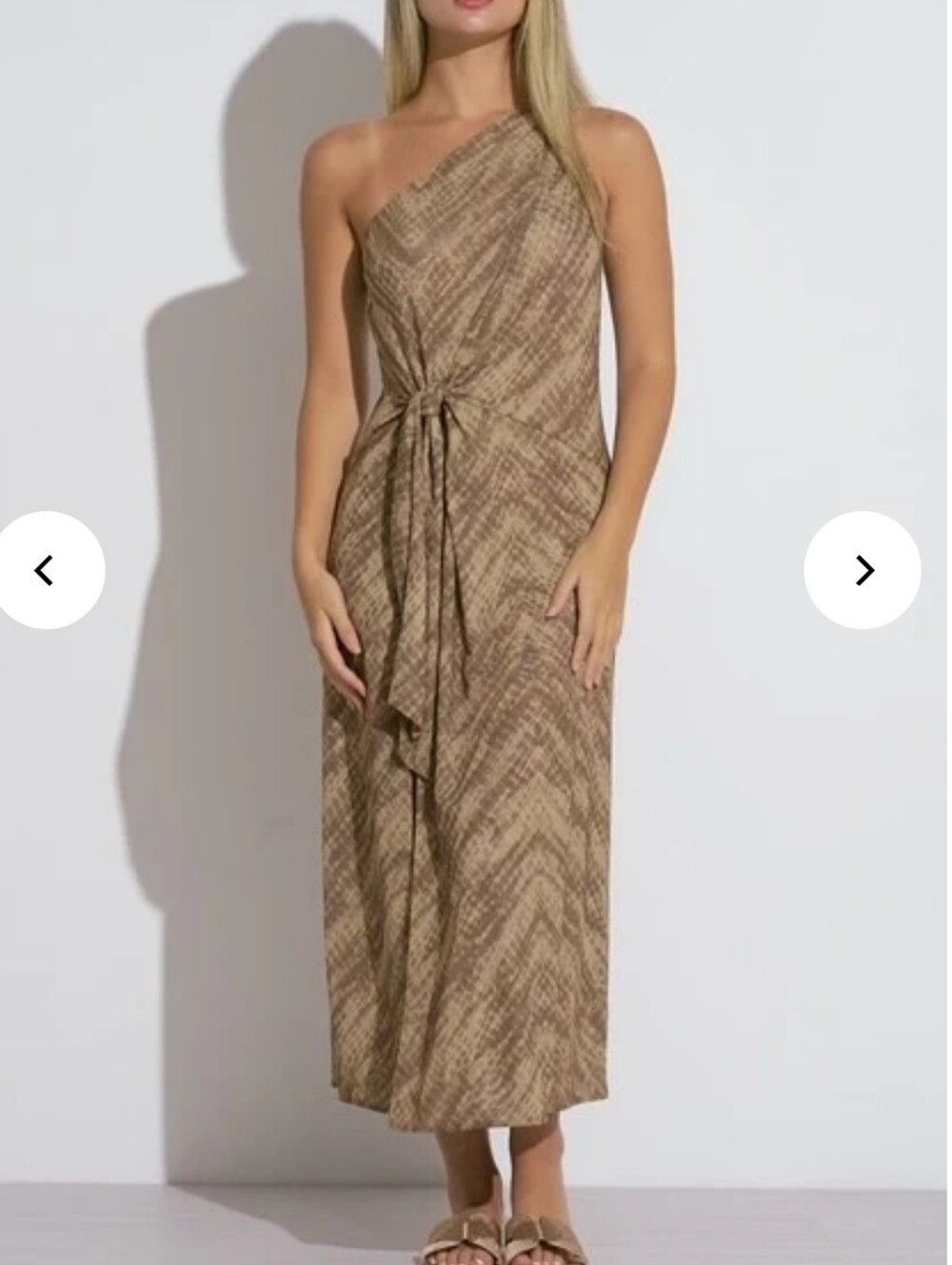 Elan NWT Mesh Women’s Neutral Brown Tie-Dye S